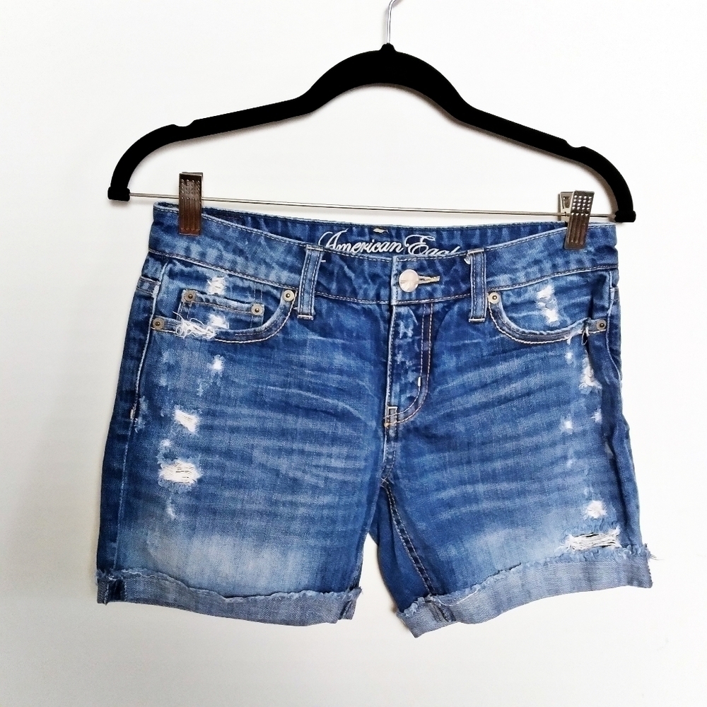 American Eagle Live Your Life Distressed Shorts